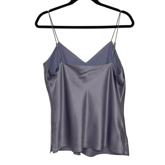 Cami NYC 100% Silk Lavender Purple V-Neck Cami Tank Top Women's Large - Picture 7 of 7